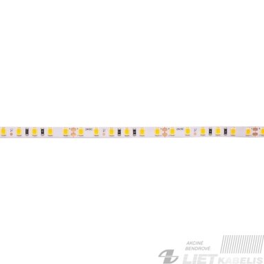 LED juosta 24V 9.6W/m, 5mm pločio, nehermetiška IP20 šaltai balta 6500K 115lm/W PLUS AKTO LED juosta 24V 9.6W/m, 5mm pločio, nehermetiška IP20 šaltai balta 6500K 115lm/W PLUS AKTO
