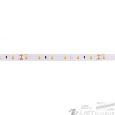 LED juosta, 5m ritė 24V 14.4W/m nehermetiška IP20 šiltai balta 3000K 1407lm/m LED juosta, 5m ritė 24V 14.4W/m nehermetiška IP20 šiltai balta 3000K 1407lm/m