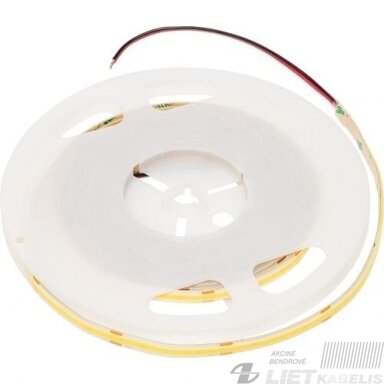 LED juosta 11W/m, 24V, 1050Lm, 4000K, COB, IP65, Lemlux LED juosta 11W/m, 24V, 1050Lm, 4000K, COB, IP65, Lemlux