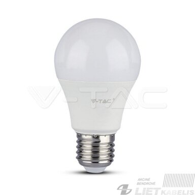 LED lempa 8,5W, E27, 4000K, 806Lm, V-TAC