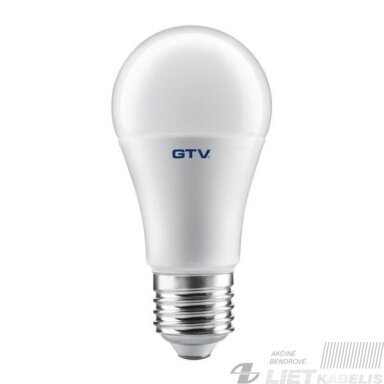 LED lempa 12W, E27, 4000K, 1200lm, dimeriuojama, GTV