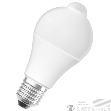 LED lempa 12W, E27, 4000K, 960lm, su judesio davikliu, Energy Light