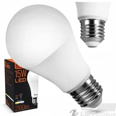 LED lempa 15W, 4000K, 2100lm, E27, SMART LED