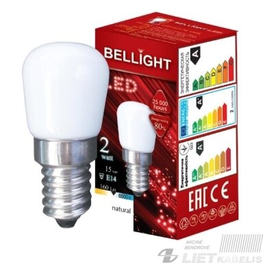LED lempa 2W, E14, 4000K, 160Lm, ST22, Bellight LED lempa 2W, E14, 4000K, 160Lm, ST22, Bellight