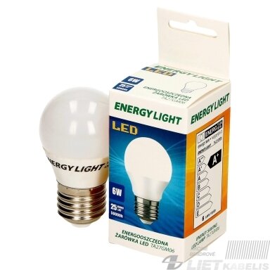 LED lempa 6W, E27, 4000K, 510lm, Energy Light LED lempa 6W, E27, 4000K, 510lm, Energy Light