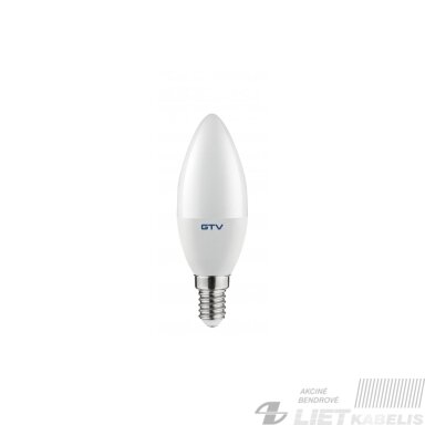 LED lempa 7W, E14, 4000K, 700lm, dimeriuojama, GTV LED lempa 7W, E14, 4000K, 700lm, dimeriuojama, GTV