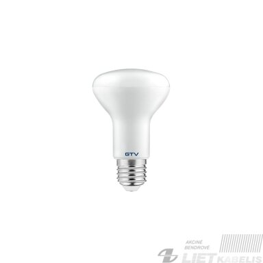LED lempa 8W, 4000K, E27, R63, GTV