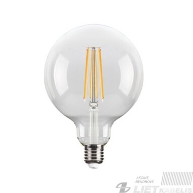 LED lempa filamentinė E27, 10,5W, 4000K, 1521lm, KANLUX