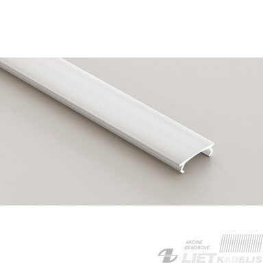 LED profilių TEKKNI dangtelis 3m, baltas, modeliams ORRE, BARDE, HELSE, MOSSO, SELDE