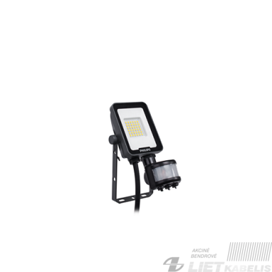 LED prožektorius Slim 20W, 4000K, 2400Lm, su judesio davikliu, IP65, PHILIPS
