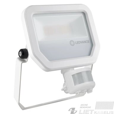 LED prožektorius 20W, 4000K, 2400lm, su judesio davikliu baltas, IP65, Ledvance LED prožektorius 20W, 4000K, 2400lm, su judesio davikliu baltas, IP65, Ledvance