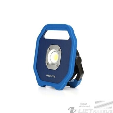 LED prožektorius 20W, 4000K,1500lm, nešiojamas įkraunamas, IP44, ASALITE