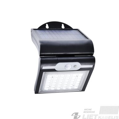 LED prožektorius 2,5W, 7000K, 200lm, su saulės baterija, su judesio davikliu, IP65, Spector Light LED prožektorius 2,5W, 7000K, 200lm, su saulės baterija, su judesio davikliu, IP65, Spector Light