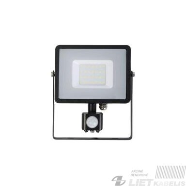 LED prožektorius  su davikliu 30W, 4000K, 2400LM, IP65, V-TAC