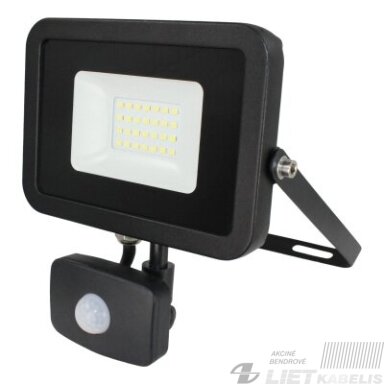 LED prožektorius 70W, 5950Lm, 4000K su judesio davikliu, IP44, Spector light