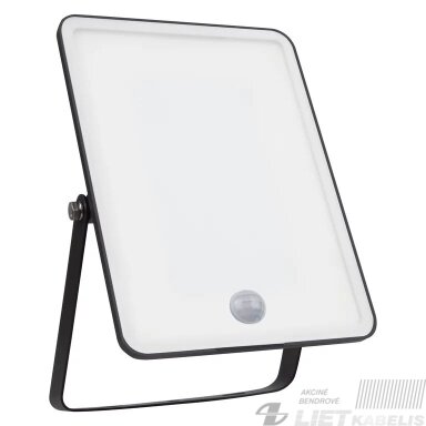 LED prožektorius su integruotu judesio davikliu 50W, 4000K, 4750lm, IP65, juodas, LEDVANCE LED prožektorius su integruotu judesio davikliu 50W, 4000K, 4750lm, IP65, juodas, LEDVANCE