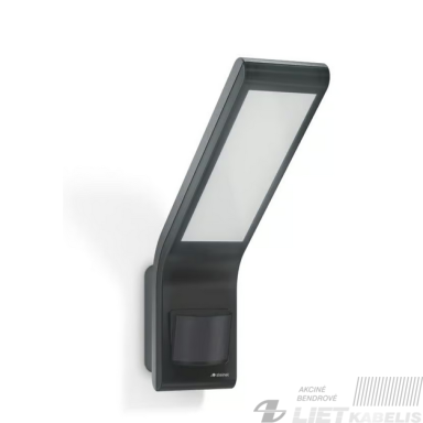 LED prožektorius XLED SLIM S 7,2W, 3000K, 648lm, su judesio davikliu antracitas, IP44, STEINEL LED prožektorius XLED SLIM S 7,2W, 3000K, 648lm, su judesio davikliu antracitas, IP44, STEINEL