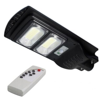 LED šviestuvas 100W, 6000K, 2000LM, pakraunamas nuo saulės energijos su judesio davikliu, IP65, Master Led LED šviestuvas 100W, 6000K, 2000LM, pakraunamas nuo saulės energijos su judesio davikliu, IP65, Master Led