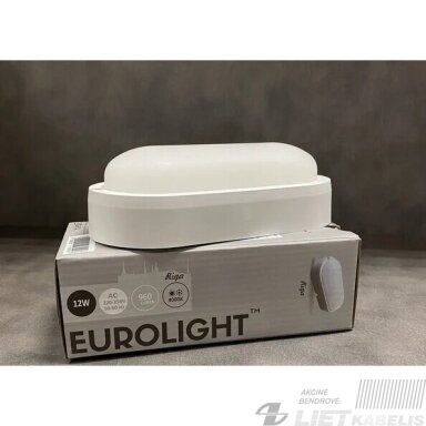 LED šviestuvas Riga 12W, 4000K IP65, Eurolight LED šviestuvas Riga 12W, 4000K IP65, Eurolight