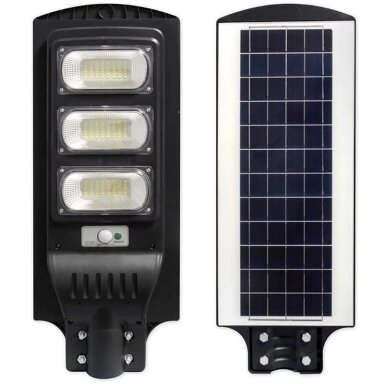 LED šviestuvas 150W, 6000K, 3000LM, pakraunamas nuo saulės energijos su judesio davikliu, dimeriuojamas, IP65, Master Led