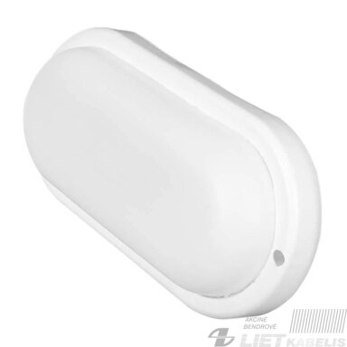 LED šviestuvas 15W, 4000K, 1200Lm, virštinkinis ovalus baltas, IP54, SPECTOR Light