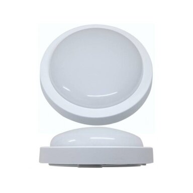 LED šviestuvas 15W, 4000K, 1490LM, IP54, apvalus baltas, SPECTORLIGHT