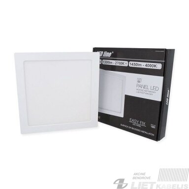 LED šviestuvas 18W, 2700K,  1300LM, LEDline