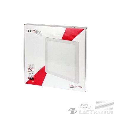 LED šviestuvas 24W, 3000-5000K, 2400lm,  EasyFix PRO, LEDLine