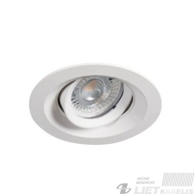 Led šviestuvas 3/5/7W, 3000-6500K, 630lm, potinkinis, baltas, IP20, SPECTOR