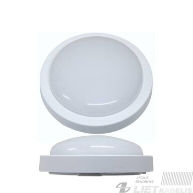 LED šviestuvas 8W, 4000K, 710Lm, virštinkinis apvalus baltas, IP54, Spector Light