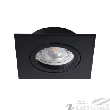 LED šviestuvas DALLA CT-DTL50-B, įleidžiamas, 12V, juodas, IP20, KANLUX