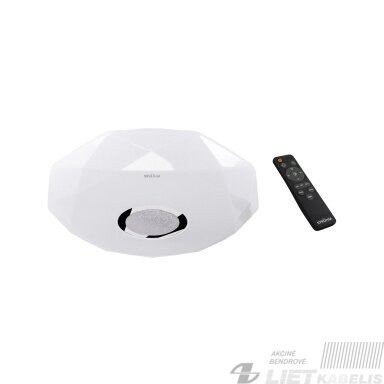 LED Šviestuvas IRYNA 48W, 3000-6500K, 6050Lm, su pulteliu, IP44, Struhm