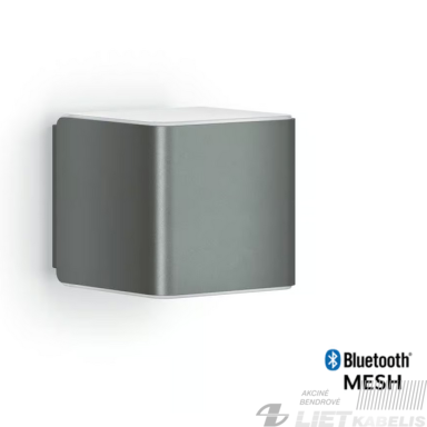 LED šviestuvas  L840 SC 9,1W, 3000K, 319lm, su judesio davikliu ir Bluetooth antracitas, IP44, STEINEL