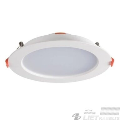 LED šviestuvas LITEN-NW įleidžiamas, apvalus, 6W, 4000K, 390LM, IP40/20, Kanlux