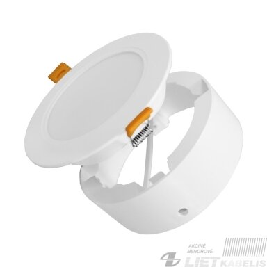LED šviestuvas MALAGA 24W 3000-6500K, 2100lm, IP20, apvalus universalus, Eurolight