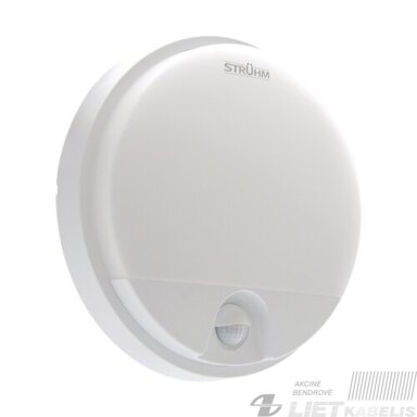 LED šviestuvas PEDRO 15W, 4000K, 1900LM, su judesio davikliu, IP54, STRŪHM LED šviestuvas PEDRO 15W, 4000K, 1900LM, su judesio davikliu, IP54, STRŪHM