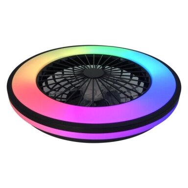 LED šviestuvas PLAVE CCT + RGB su ventiliatoriumi, 48W, 3000-6500K, dimeriuojamas, IP20, KANLUX LED šviestuvas PLAVE CCT + RGB su ventiliatoriumi, 48W, 3000-6500K, dimeriuojamas, IP20, KANLUX