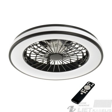 LED šviestuvas PLAVE CCT su ventiliatoriumi, 48W, 3000-6500K, dimeriuojamas, IP20, KANLUX LED šviestuvas PLAVE CCT su ventiliatoriumi, 48W, 3000-6500K, dimeriuojamas, IP20, KANLUX