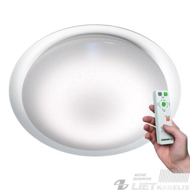 LED Šviestuvas Silara Tray Sparkle 580, apvalus, 35W, 2700K-6500K, 2000Lm, Osram