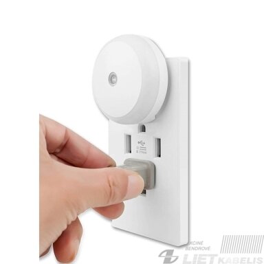 LED Šviestuvas su judesio davikliu 0,4W, 3000K, 7lm, Tesatek LED Šviestuvas su judesio davikliu 0,4W, 3000K, 7lm, Tesatek