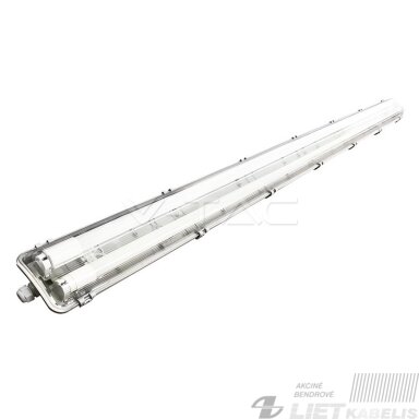 LED šviestuvas T8, 2x150 cm, IP65