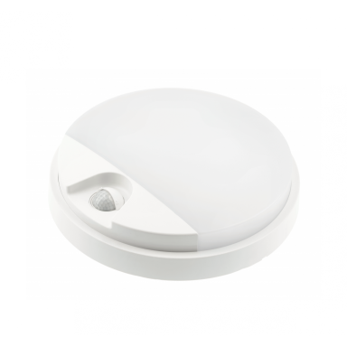 LED Šviestuvas Tallin 10W, 4000K, 950LM, su judesio davikliu, apvalus, pridedamas, IP54, Eurolight LED Šviestuvas Tallin 10W, 4000K, 950LM, su judesio davikliu, apvalus, pridedamas, IP54, Eurolight
