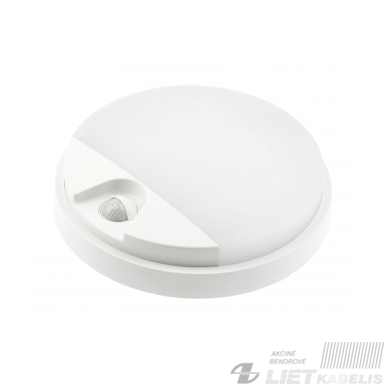 LED šviestuvas TULON 15W, 4000K, 1350lm su judesio davikliu, GTV