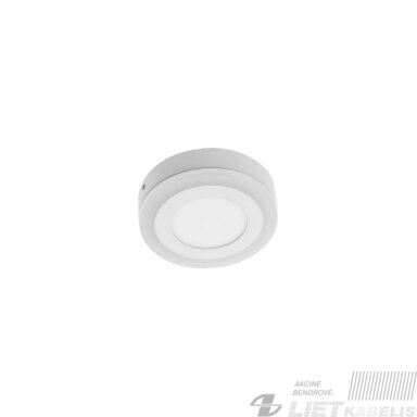 LED šviestuvas TWINS apvalus, pridedamas, 9W (6+3W), 3000K, 640LM, GTV LED šviestuvas TWINS apvalus, pridedamas, 9W (6+3W), 3000K, 640LM, GTV