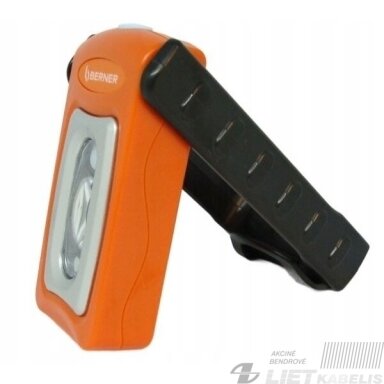 LED žibintuvėlis Pocket DeLux Bright 3W, 5650 K - 6500 K, 150 lm,  nešiojamas, BERNER
