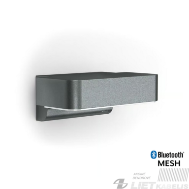 LEDšviestuvas  L800 SC 7,5W, 3000K 466lm, su judesio davikliu ir Bluetooth antracitas, IP44, STEINEL