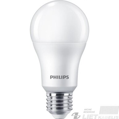 LED lempa 8W, E27, 4000K, 806lm, PHILIPS LED lempa 8W, E27, 4000K, 806lm, PHILIPS