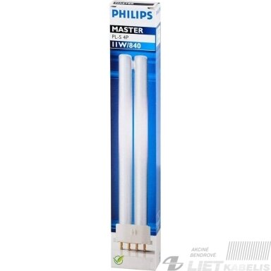 Lempa kompaktinė  PL-S 11W/840/4P, 2G7, PHILIPS