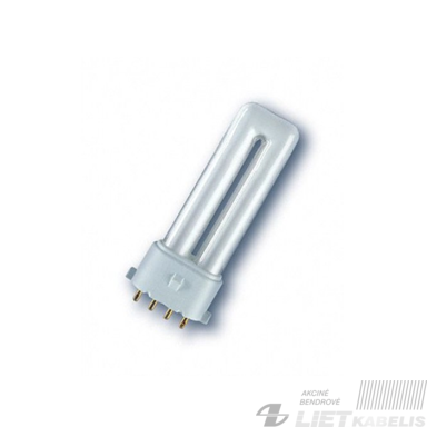 Lempa kompaktinė PL-S, 7W/840, 4P, 2G7, Philips