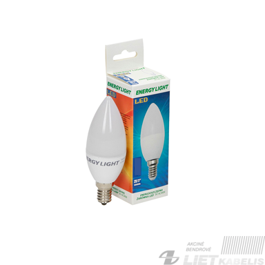 Lempa LED 10W, E14, 3000K, 806lm, žvakė, Energy Light